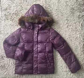 Gap 후드 부착 퍼플 다운 자켓 S