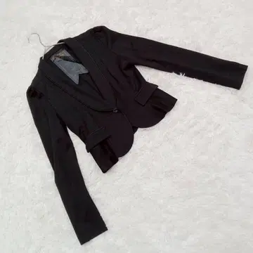 [드레앙] (M) 테일러드 자켓 밑단 프릴 성숙/러블리 오피스