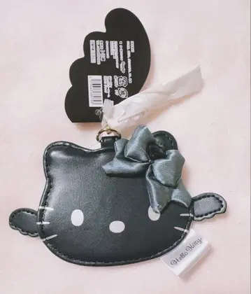 블랙 키티 거울 참 헬로키티 산리오