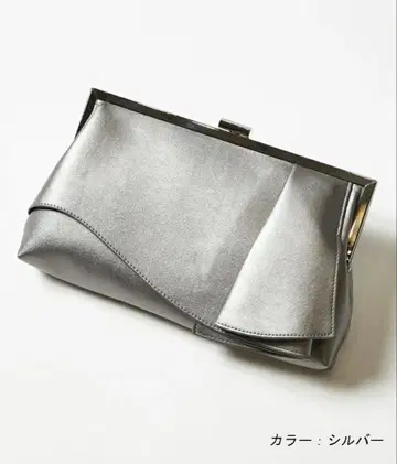 실버 클러치백 숄더 포함