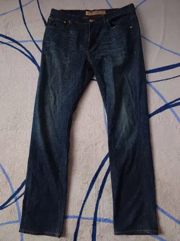 Lifted Research Group 슬림 스트레이트 데님 36