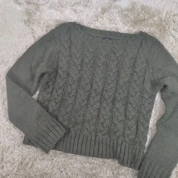 케이트 스페이드 케이블 니트 스웨터 보트넥 울 알파카