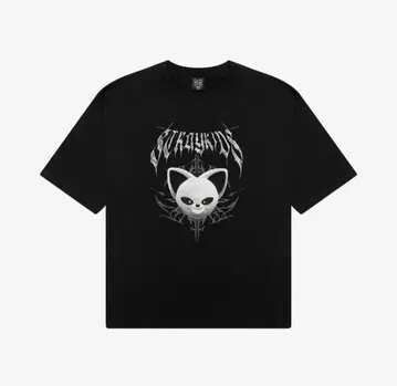 StrayKids 스키즈 암흑 T셔츠 아이엔 Foxl.Ny