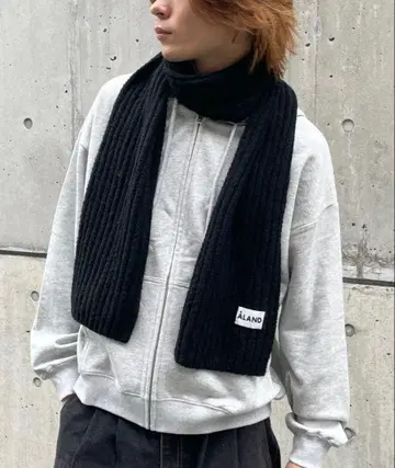 Aland 울 니트 머플러