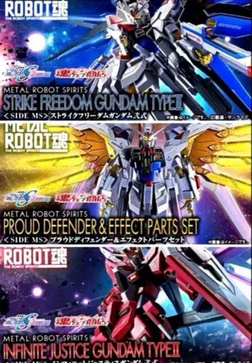 미개봉 새상품 메탈 로봇혼 스트라이크 프리덤 프라우드 디펜더 인저