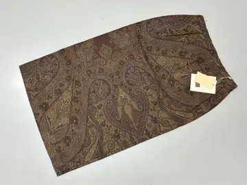 미사용품 linear 리 실크 혼방 롱 스커트 빅 사이즈 46