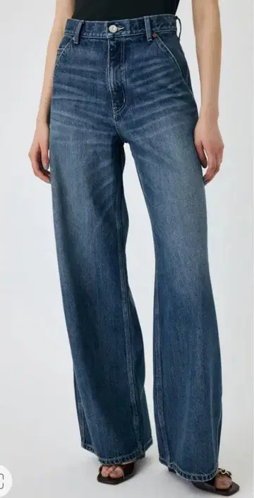 MOUSSY/PAINTER WIDE 스트레이트 데님