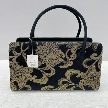 3725 기모노 가방 리큐 백 블랙 컬러 골드 컬러