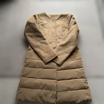 노리즈 베이지 다운 코트