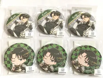 진격의 거인 마루쿠지 체스 소길 캔뱃지 리바이