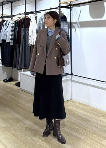 분또 플레어 이지 스커트