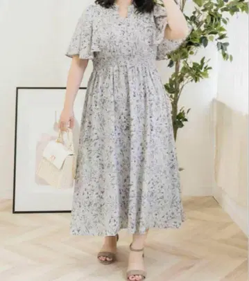 [ CLETTE ] 케이프 원피스 3L