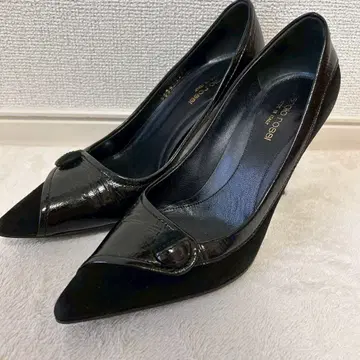 세르지오로시 블랙 펌프스 36.5 23.5cm
