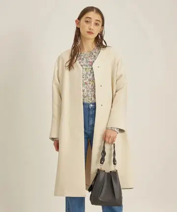 트리플 크로스 노카라 코트