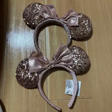 미니 마우스풍 스팽글 헤어밴드