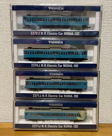 TOMIX N 게이지 전동차 모형 세트 4량