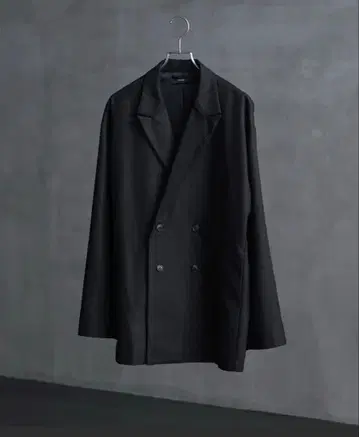 callne 테일러드 자켓 울 블렌드 헤링본 더블 자켓