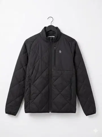 [ 새상품급 ] Munsingwear 블랙 다운 자켓 M