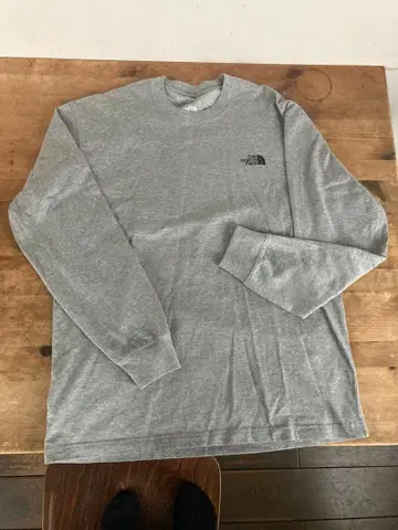 [새상품급] THE NORTH FACE 그레이 긴팔 티셔츠 L
