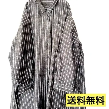 [ 인기 ] soulberry 그레이 스트라이프 셔츠 원피스