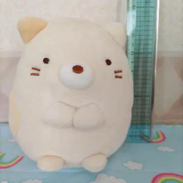 스미코구라시 고양이 봉제 인형 약 15cm