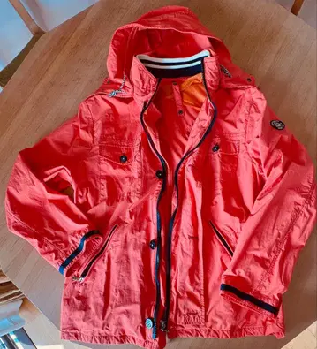 시나코바 후드 부착 윈드 브레이커 내 베스트 포함