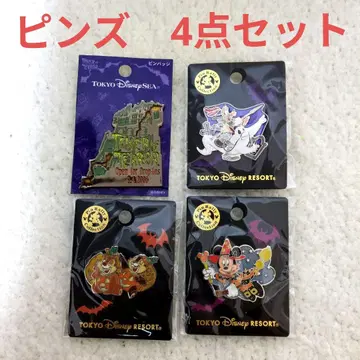 [미사용 새상품] TDR 핀 랠리 컬렉션 핀 배지 4점 세트 2006