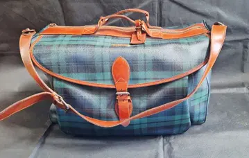 [ 레어 ] 폴로 랄프 로렌 보스턴 백 2WAY 블랙워치 새상품급