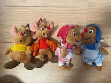 신데렐라 가스 잭 파라 수지 봉제 인형 키링 배지