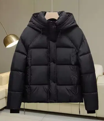 블랙 자켓 방풍 후드 부착