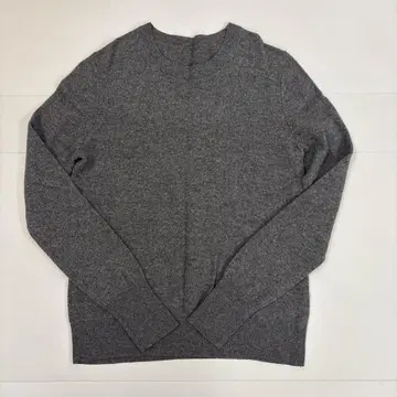 유니클로 캐시미어 크루넥 스웨터 그레이 S 니트