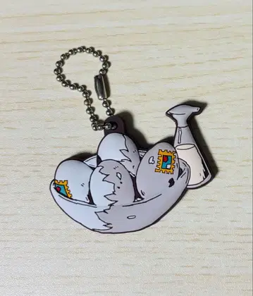 계속 한밤중이면 좋을 텐데 러버 키링