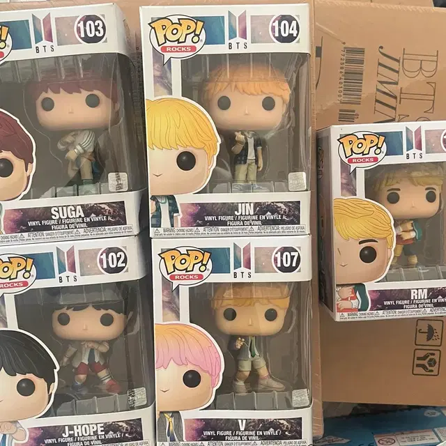 방탄 bts 미개봉 펀코팝 피규어