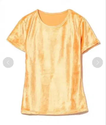 Ray BEAMS 스트레치 벨로아 T셔츠 오렌지