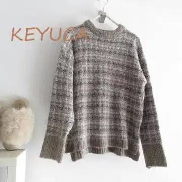 KEYUCA 케유카 니트 스웨터 촉촉하고 가렵지 않은