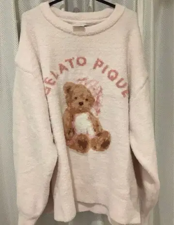 젤라토 피케 굿 나이트 베어 자카드 풀오버