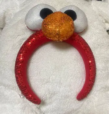 엘모 USJ 유니버셜 머리띠 스팽글