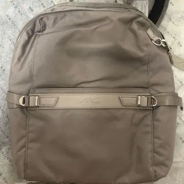 퍼플 나일론 백팩