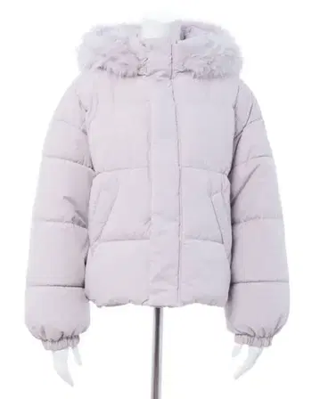 INGNI 후드 부착 다운 자켓 아이스 그레이