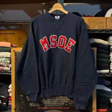 멕시코제 CHAMPION 맨투맨 트레이닝복 앞V 페이드 넝마 느낌