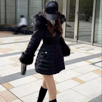 rady 허리라인 파이버 다운 코트 S 사이즈