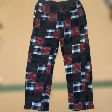 L.L.Bean 패치워크 패턴 플란넬 팬츠