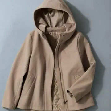 택 포함 새상품 후드 부착 퀼팅 자켓