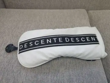 DESCENTE 페어웨이 우드용 골프헤드커버 화이트