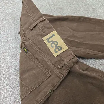 Lee 브라운 코듀로이 스트레이트 팬츠