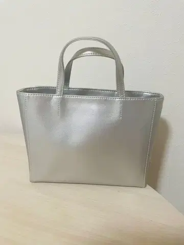 키타무라 실버 미니 토트백