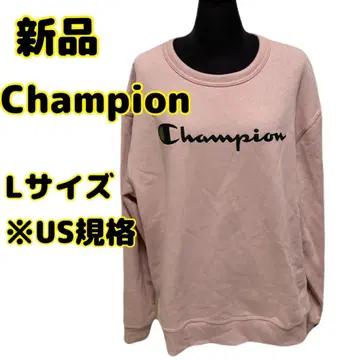 새상품 US 규격 챔피온 맨투맨 PINK 핑크 L 사이즈