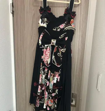 metamorphose 일본풍 패턴 원피스