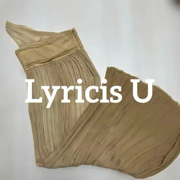 Lyricis U 플리츠 롱 드레스