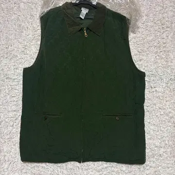 코레트 아우터 퀼팅 베스트 카키